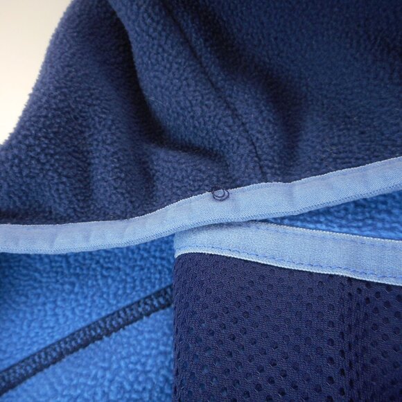 LL Bean Men’s Large Polartec Fleece Vest Full Zip Pockets Navy Blue - Picture 14 of 14